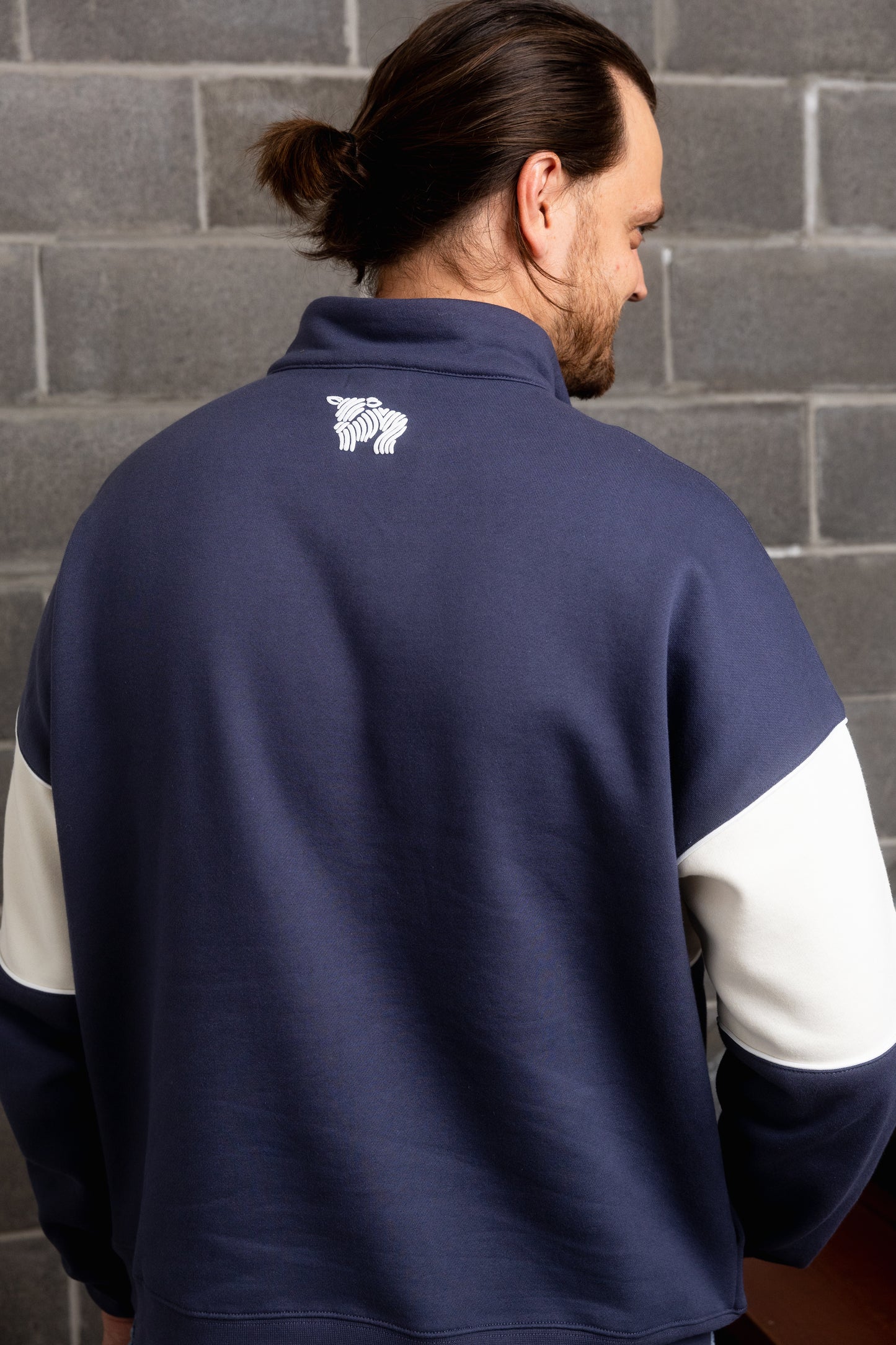 The Sowing Sheep - Quarter-Zip Sweater