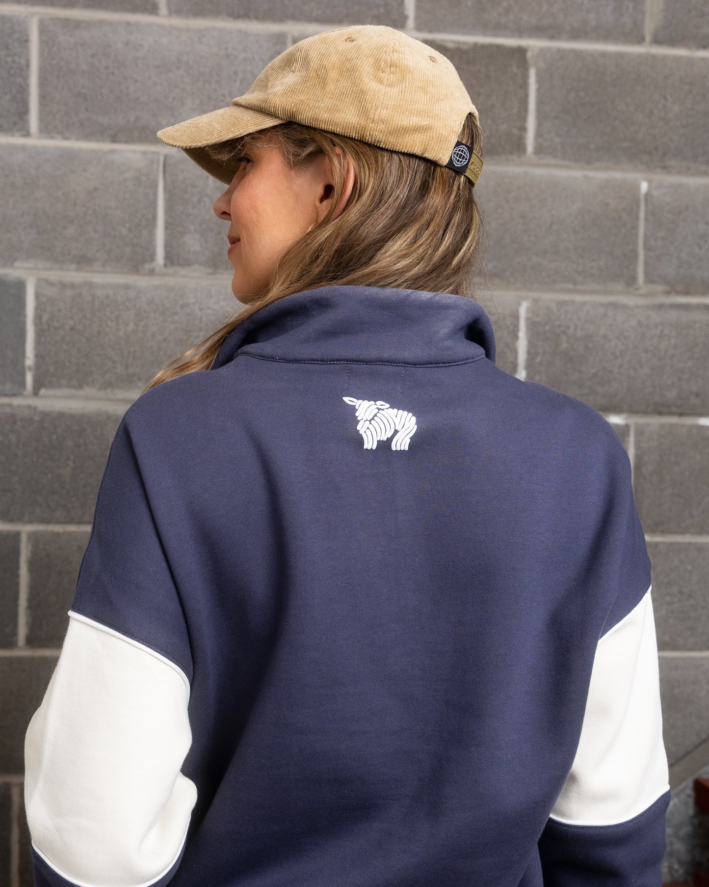 The Sowing Sheep - Quarter-Zip Sweater