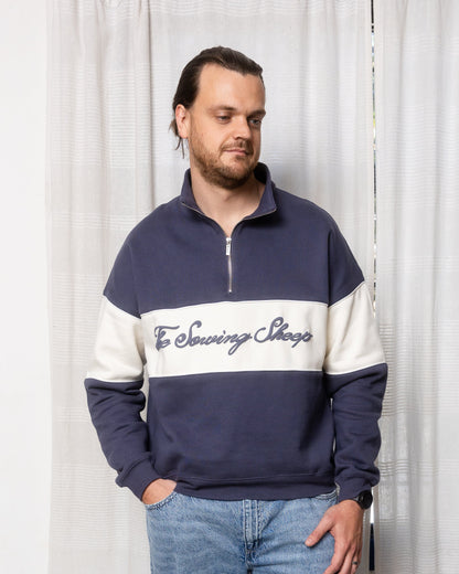 The Sowing Sheep - Quarter-Zip Sweater