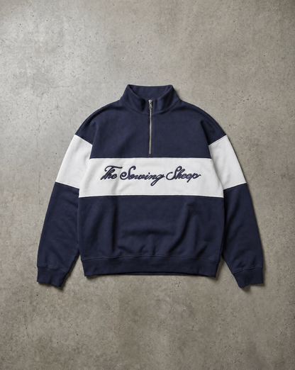 The Sowing Sheep - Quarter-Zip Sweater